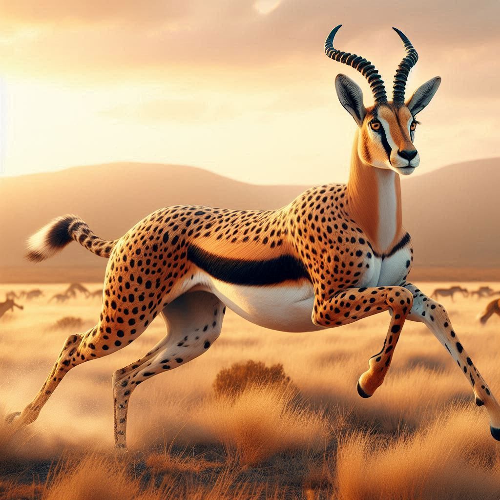 Cheetah and gazelle hybrid