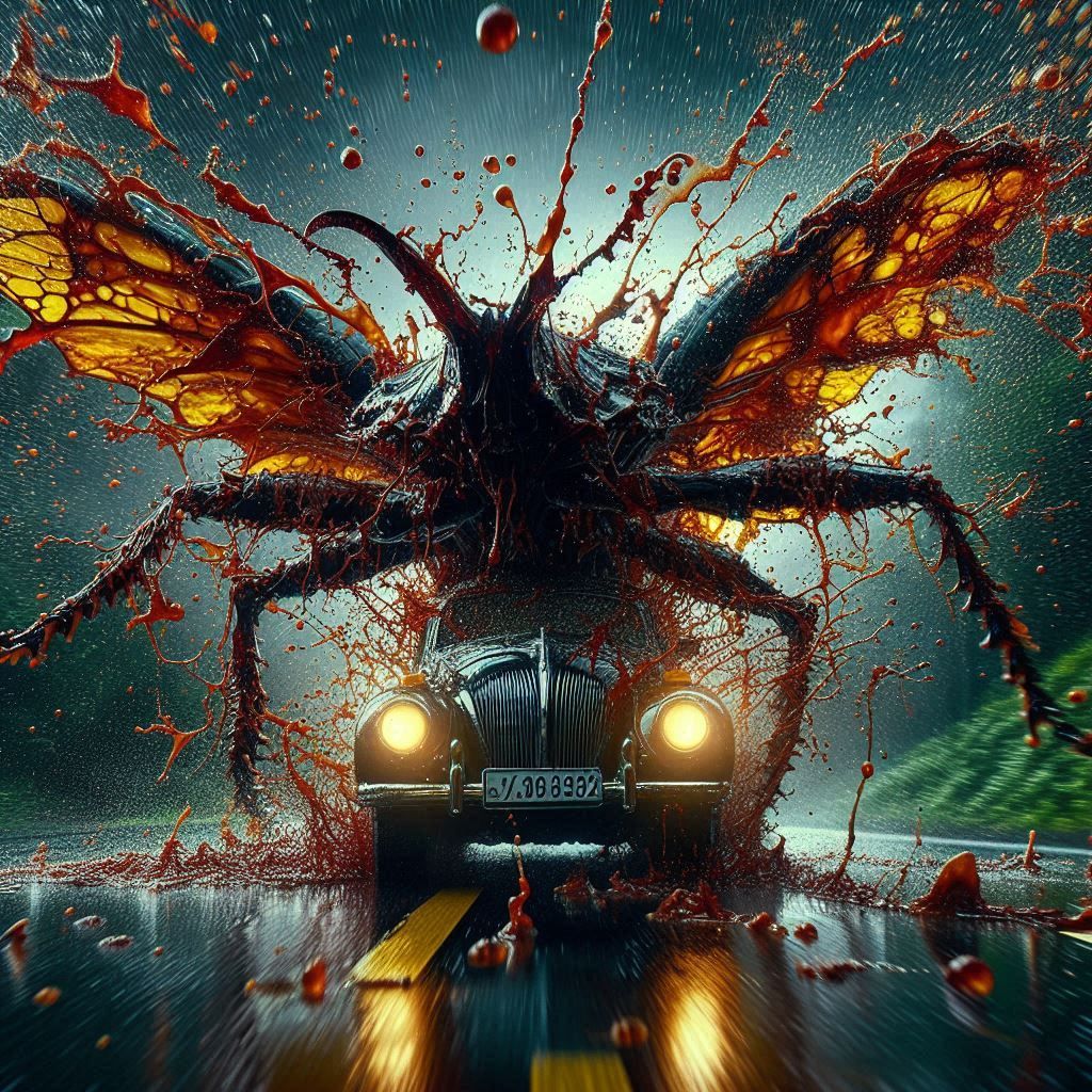 Dash Cam Chronicles :  Kamikaze Bugs