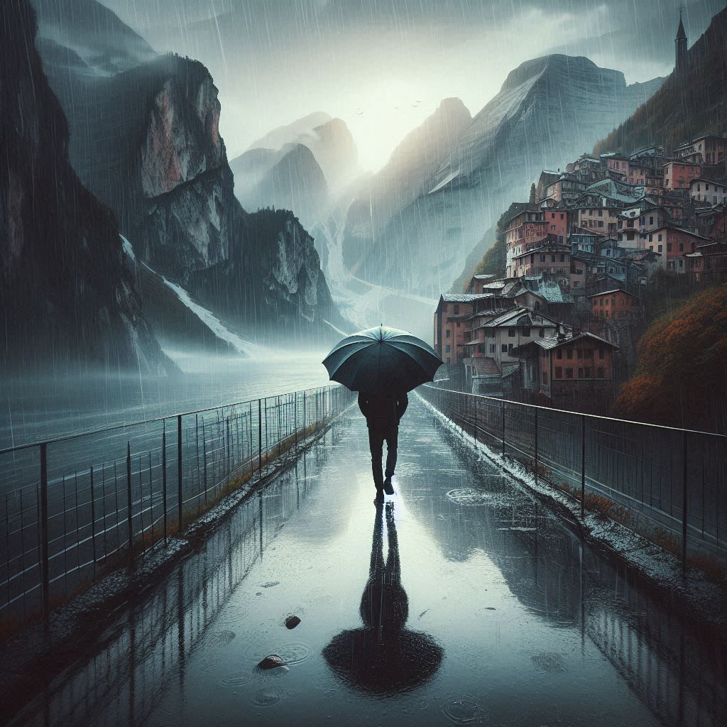 I feel the wind and I taste the rain, never in my mind, to c...