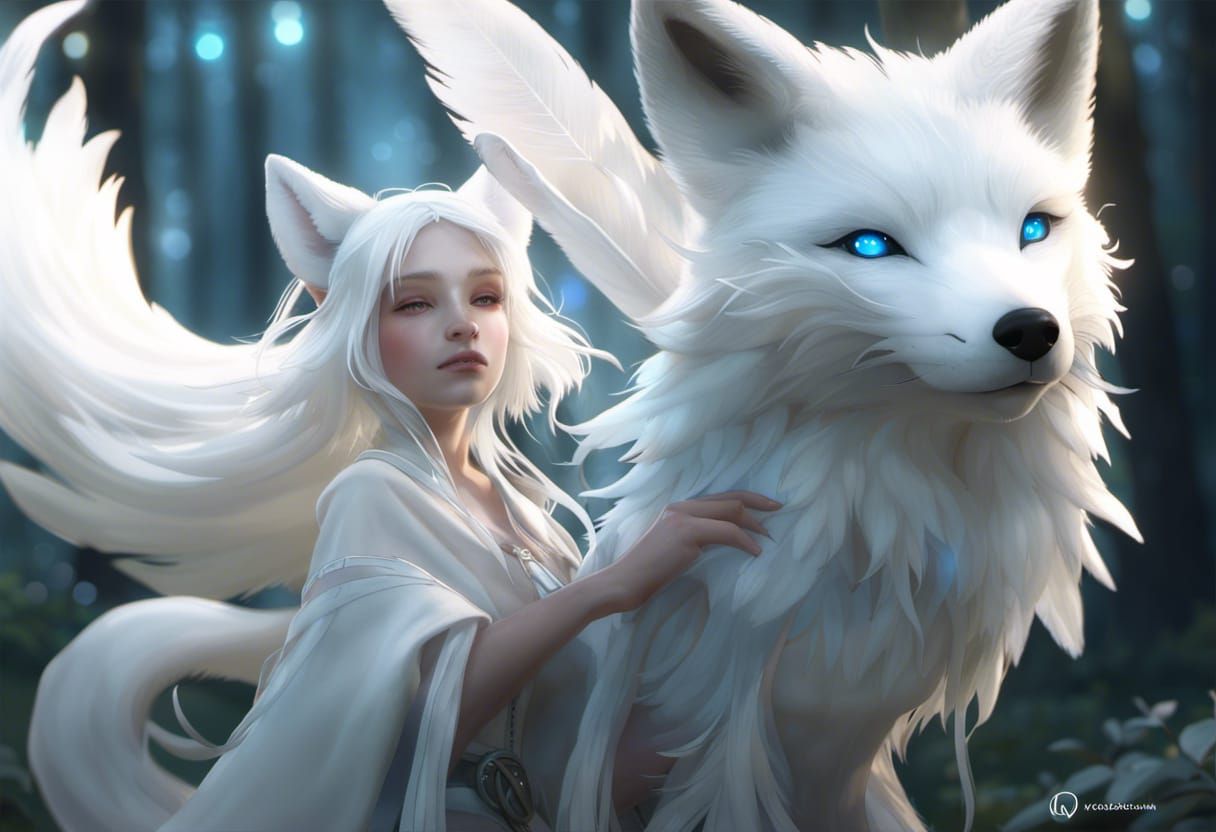 Ghost and fox