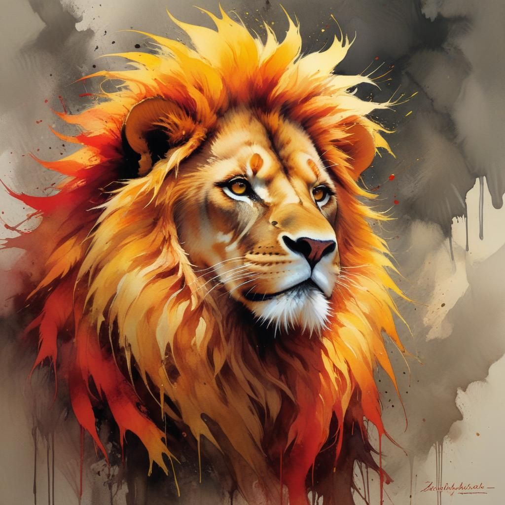 lion portrait