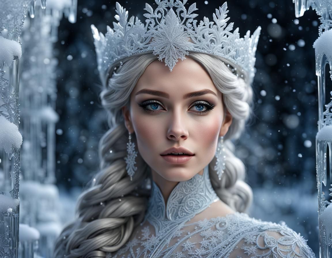 Ice Queen - AI Generated Artwork - NightCafe Creator