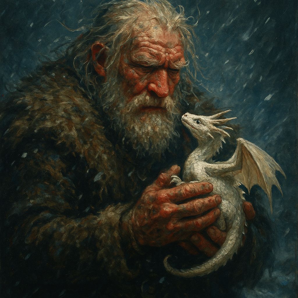 El mago y el dragón   by @vikingo