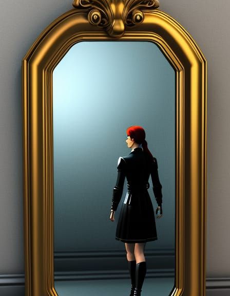 comic style cartoonish 




A mirror that leads to an alternate version of reality ArtStation, HDR, 3D Masterpiece, Unity Render, Perfect Co...