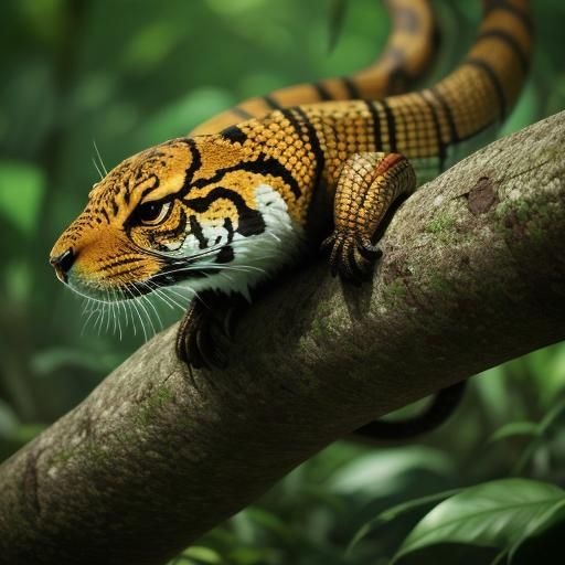 Snakes Fight: Wildlife Action Photography