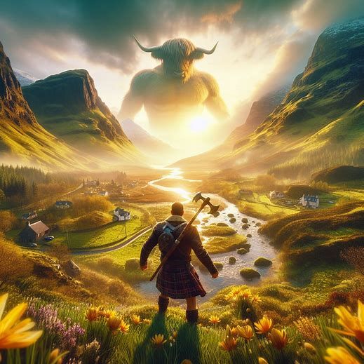 Beware the highland hunk