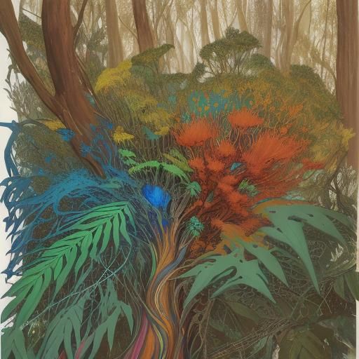 Photorealistic, Intricately detailed, Lurid, Hallucinatory, ...