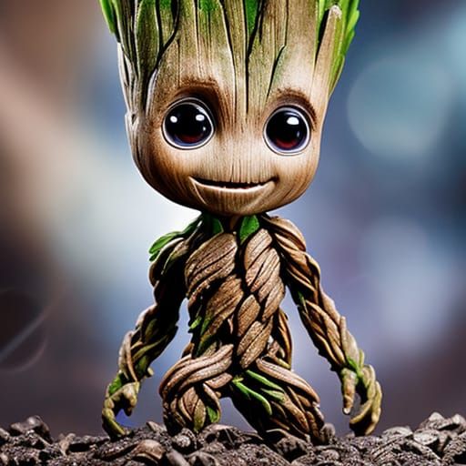 We are groot - AI Generated Artwork - NightCafe Creator