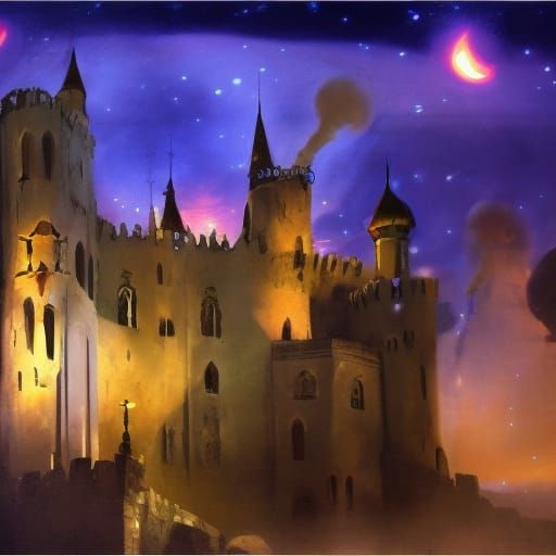 castle built on moon