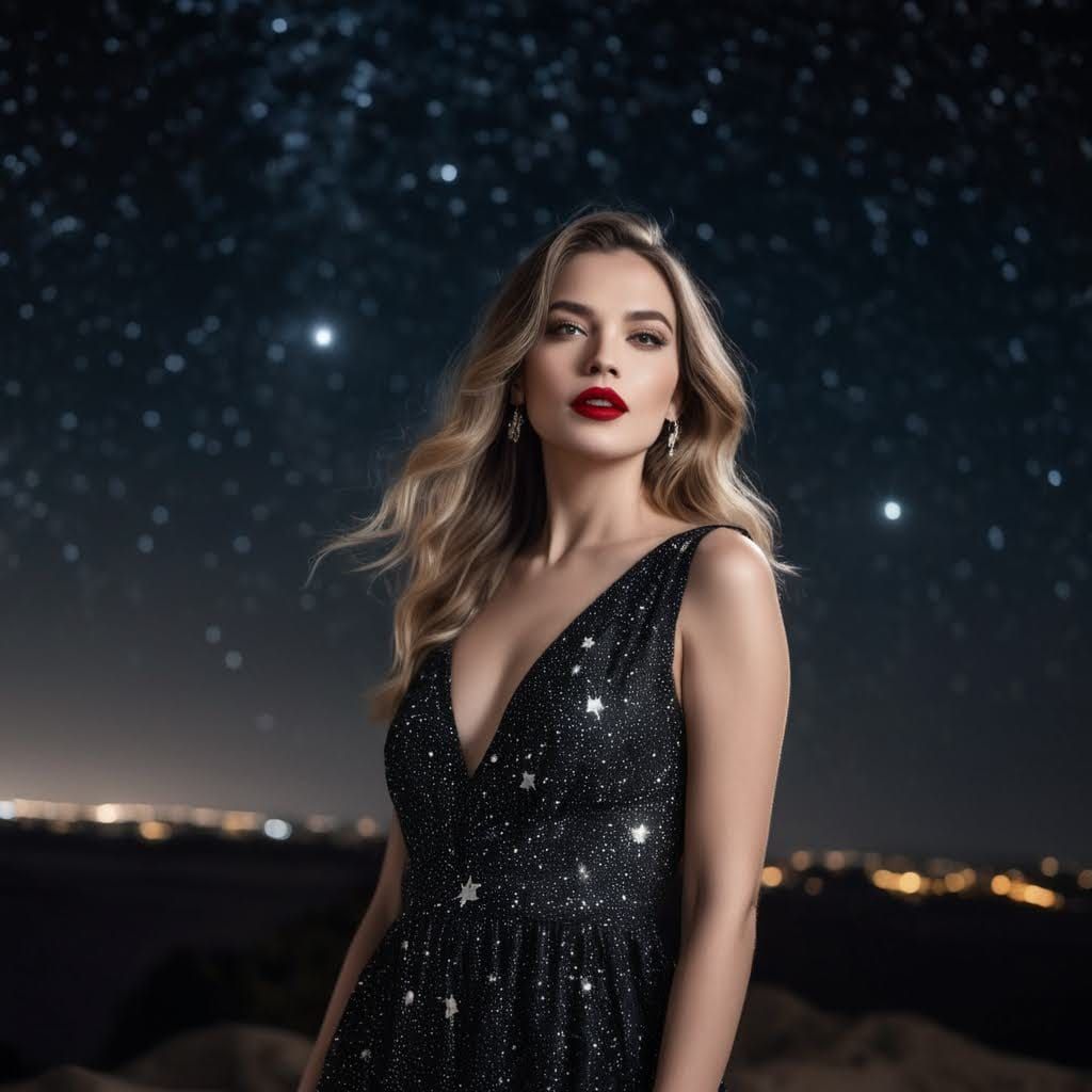 dress made of stars