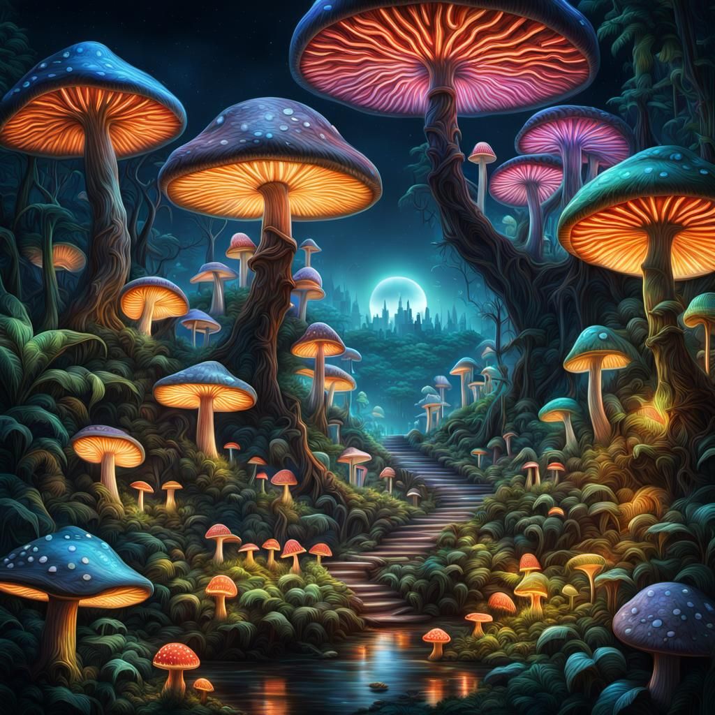 Magical path - AI Generated Artwork - NightCafe Creator