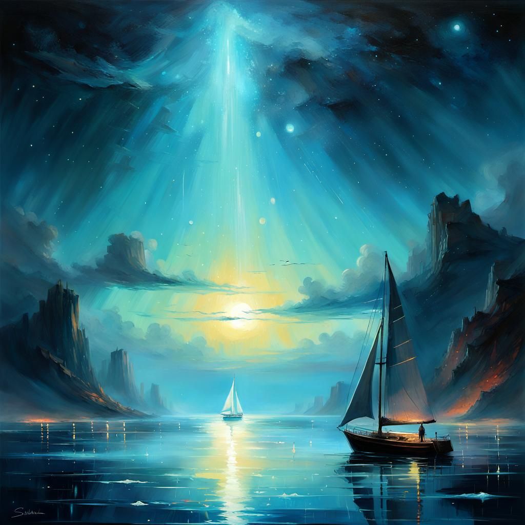 Gone Sailing   by @1cheesepuff