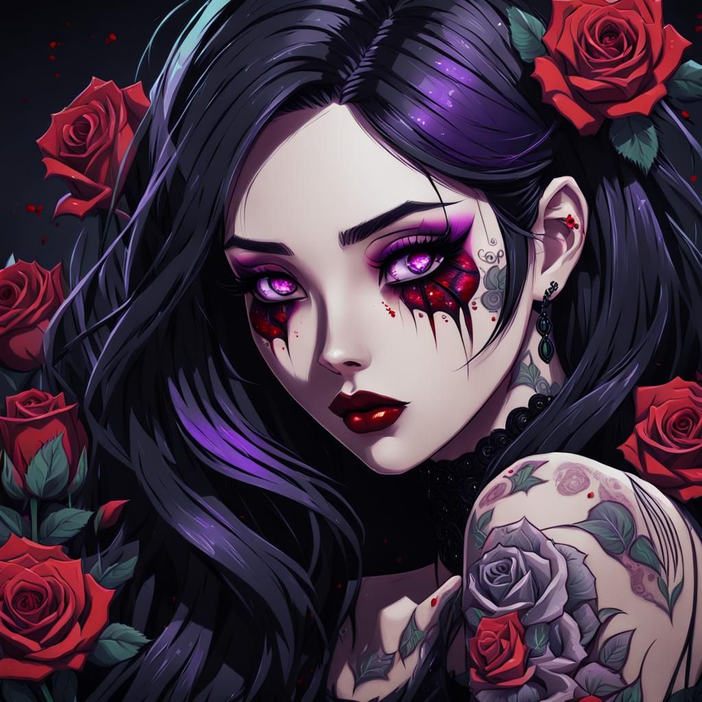 🖤🌹❤🌹🖤