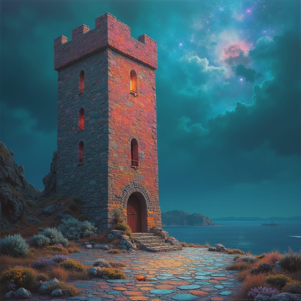 Subtle Magic Tower  by @JollyNewt