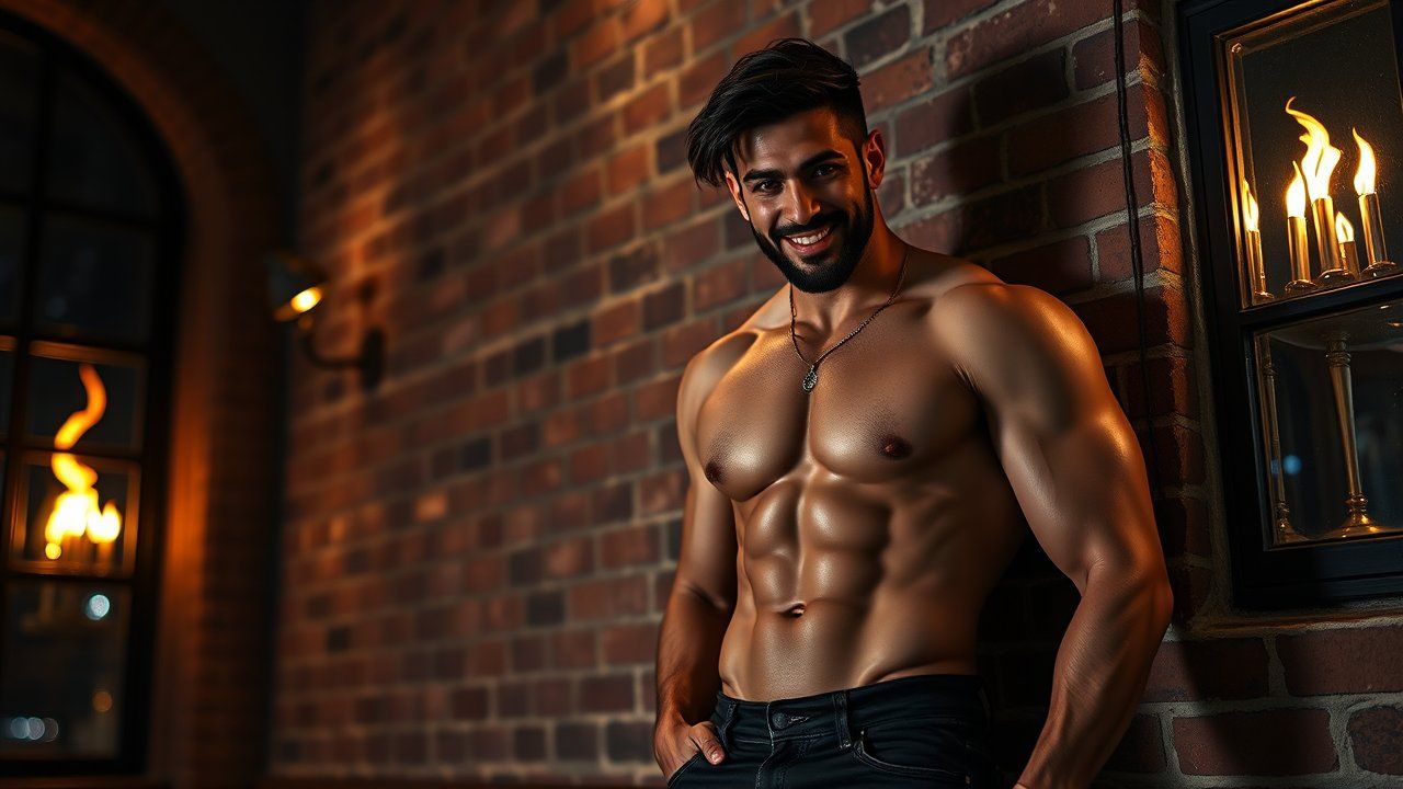 ARAB Muscular Hunk! - [Pt. 28].
