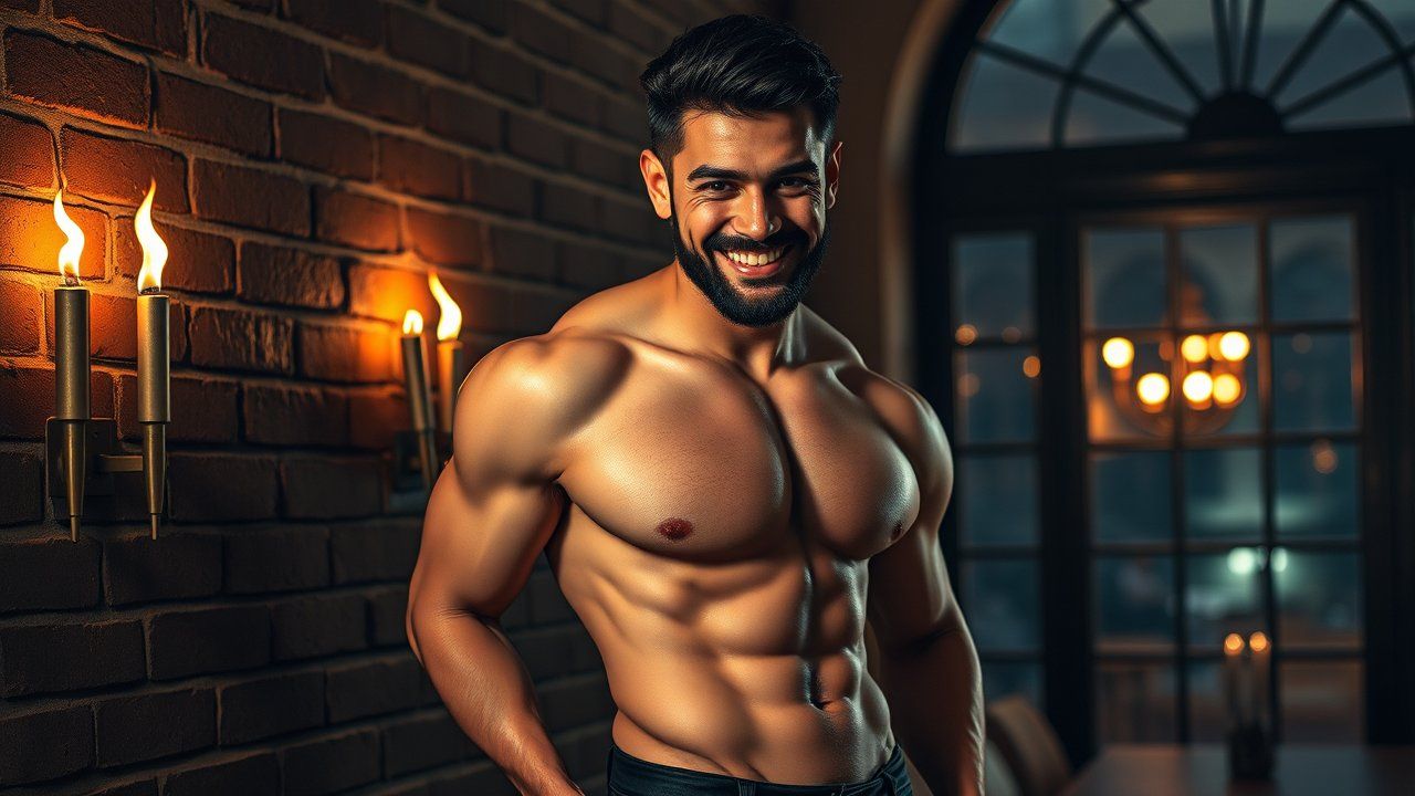 ARAB Muscular Hunk! - [Pt. 30].