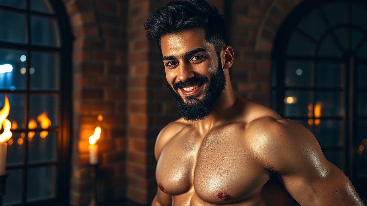 ARAB Muscular Hunk! - [Pt. 11].