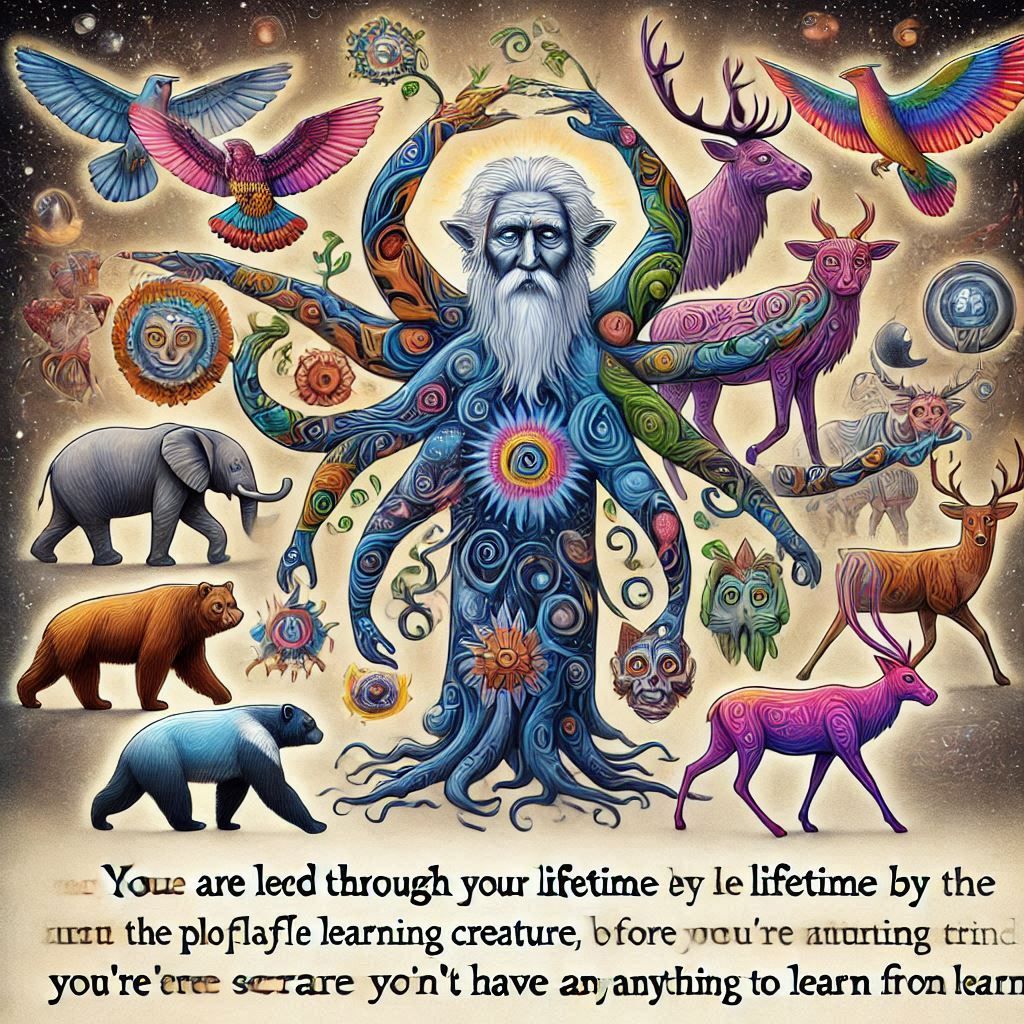 “You are led through your lifetime by the inner learning creature
