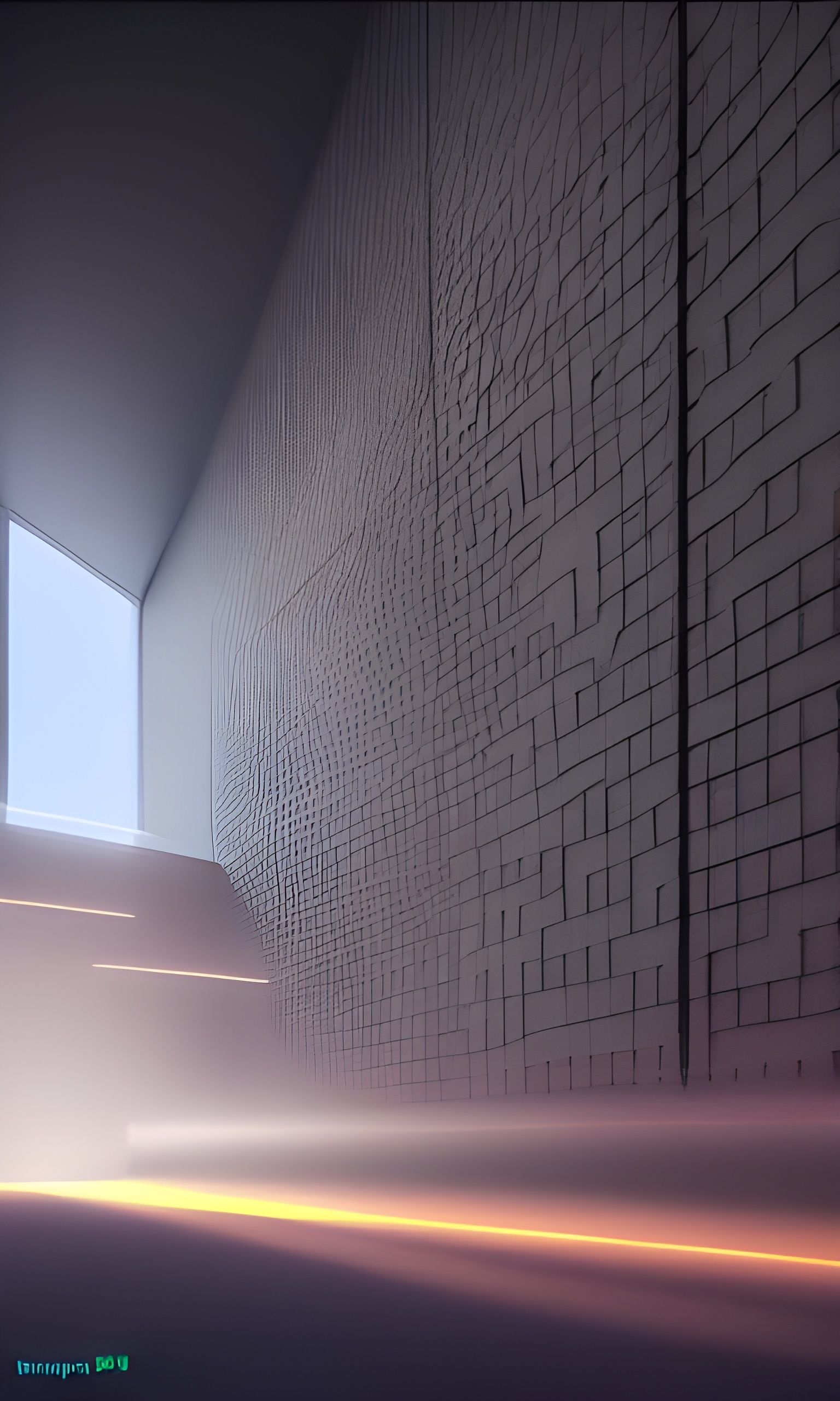 Psychosis, volumetric lighting, photorealistic render, VRay,...