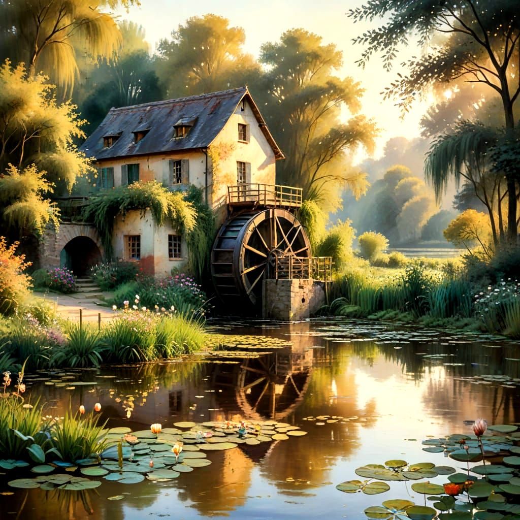 watermill  by @Artless