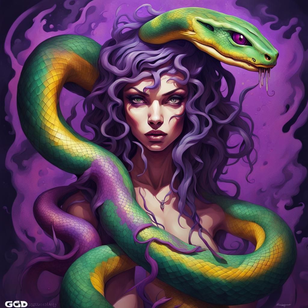 God is a snake woman.