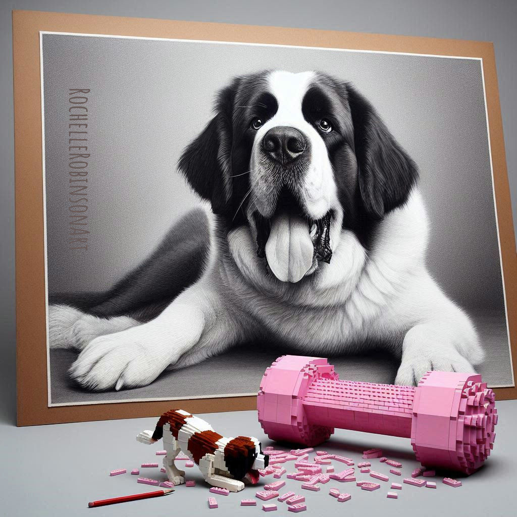 Lord Byron - Lego Art