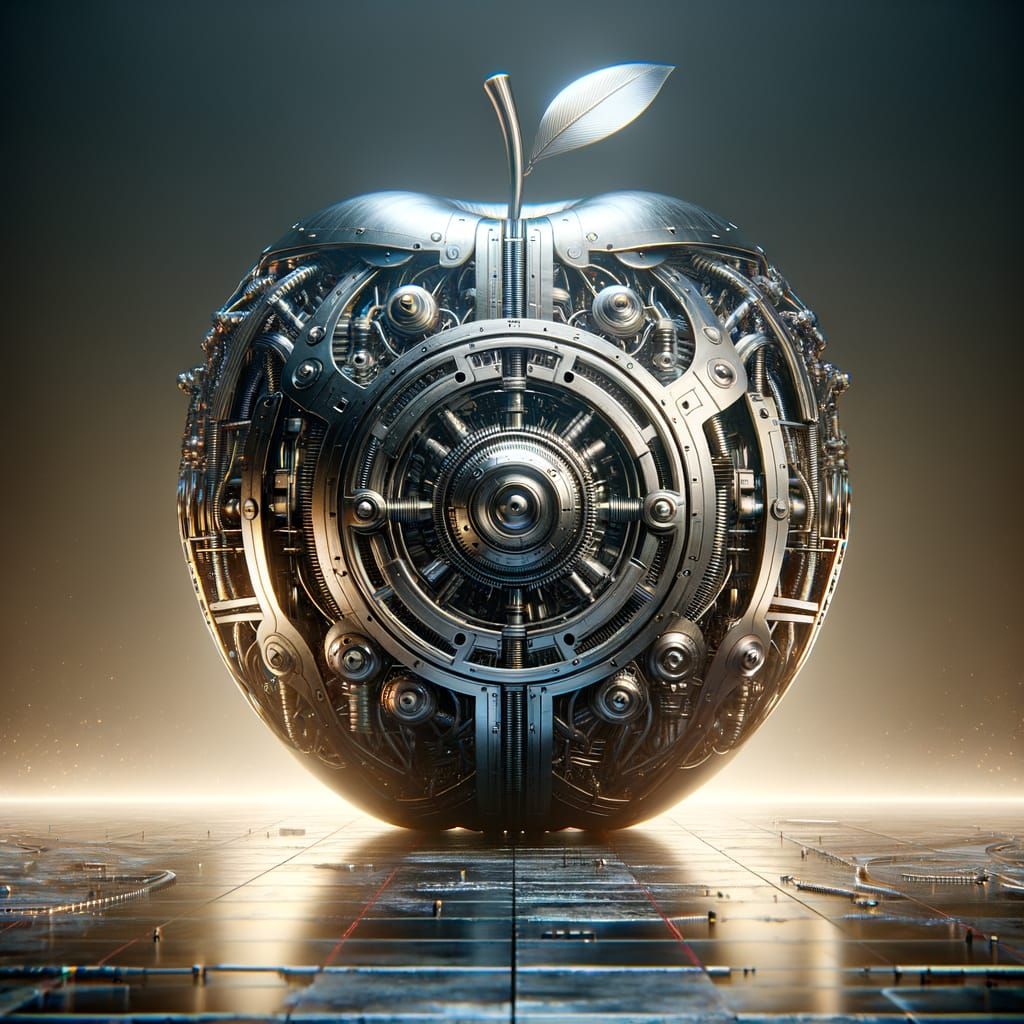 mechanical apple  by @Rosa Maria Balbas Prieto