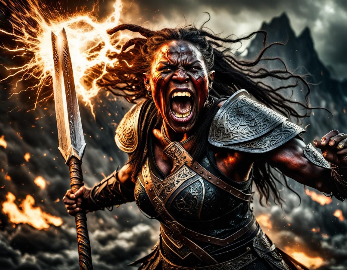 Niqualla, Warrior of the North: for a new game "RAGE"  by @FrancesFantasy