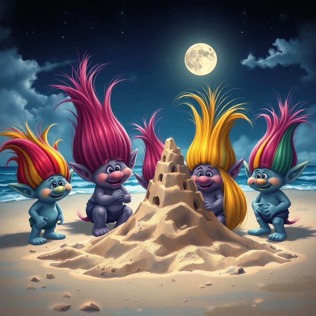 Trolls's Sandcastle