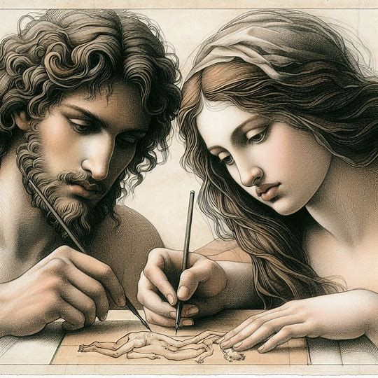 Rossetti and DaVinci. V2