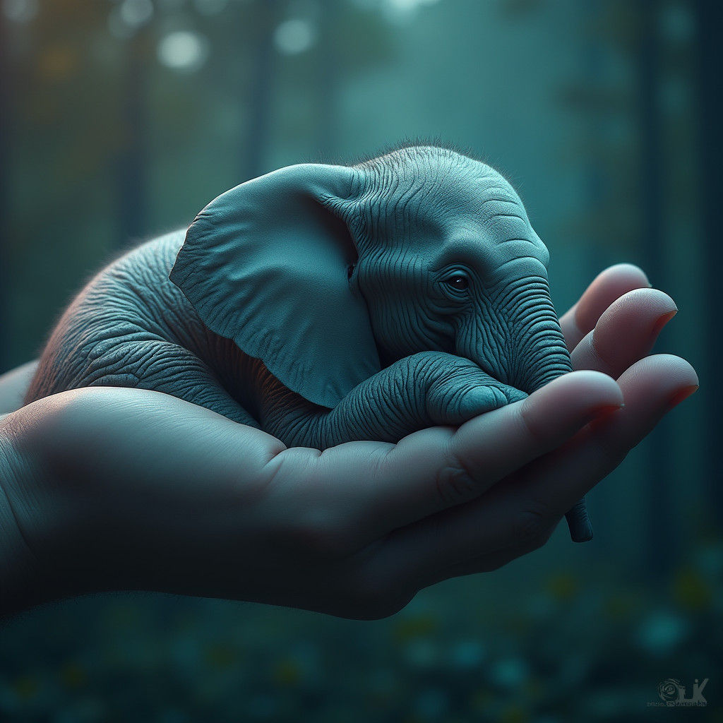 A handsome steampunk elephant