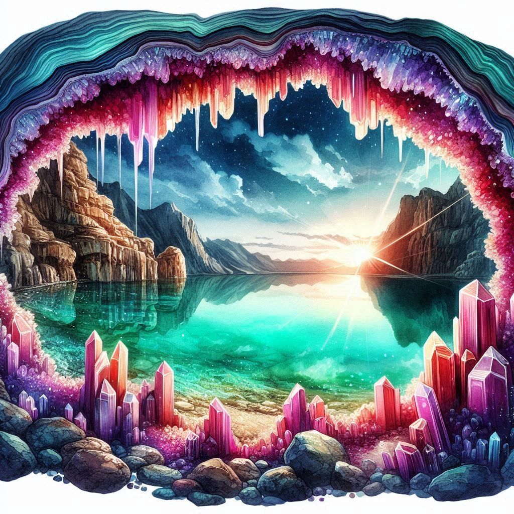 Geode landscape