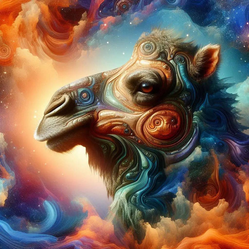 Copper coconut camel