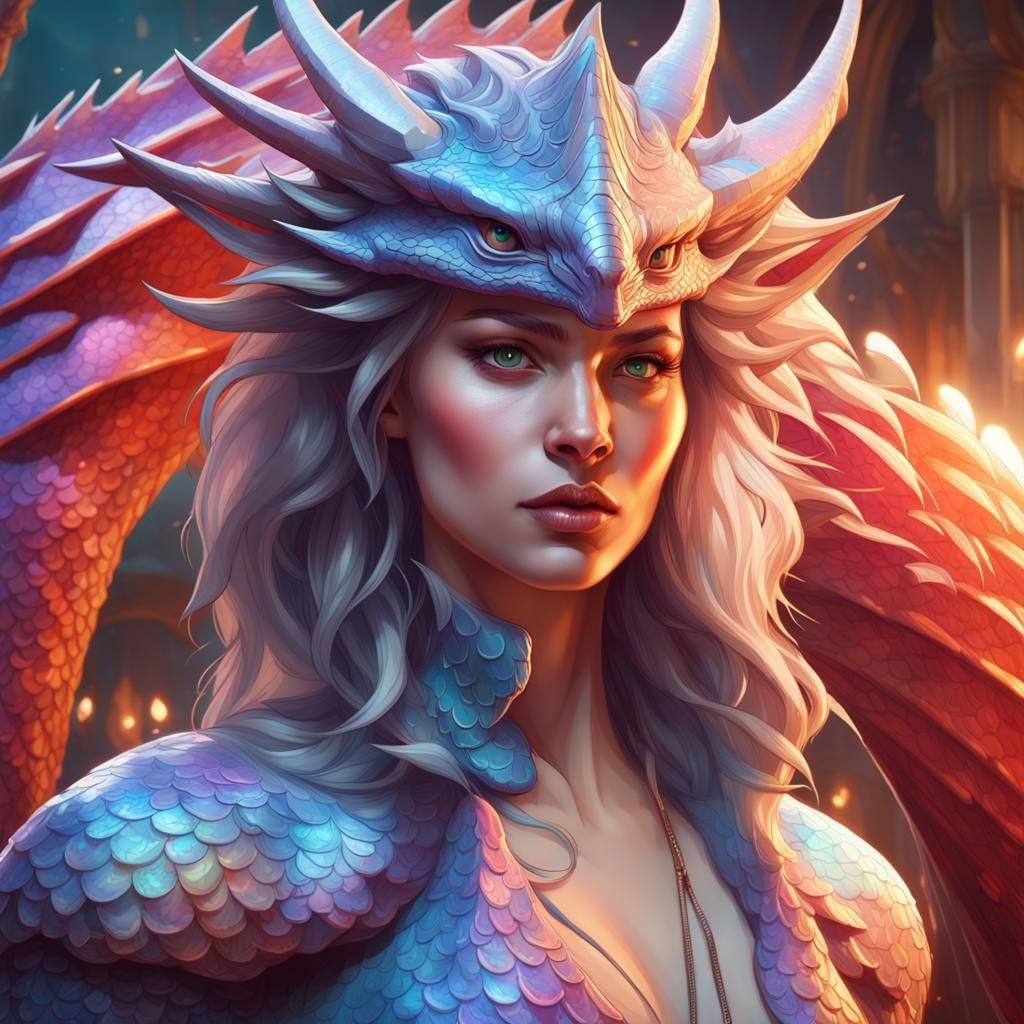 THE DRAGON QUEEN - AI Generated Artwork - NightCafe Creator