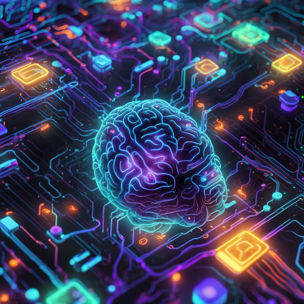 Our universe is inside of a black hole. Inside someone's brain colorful schematic drawing three  dimensions holographic artwork detailed and...