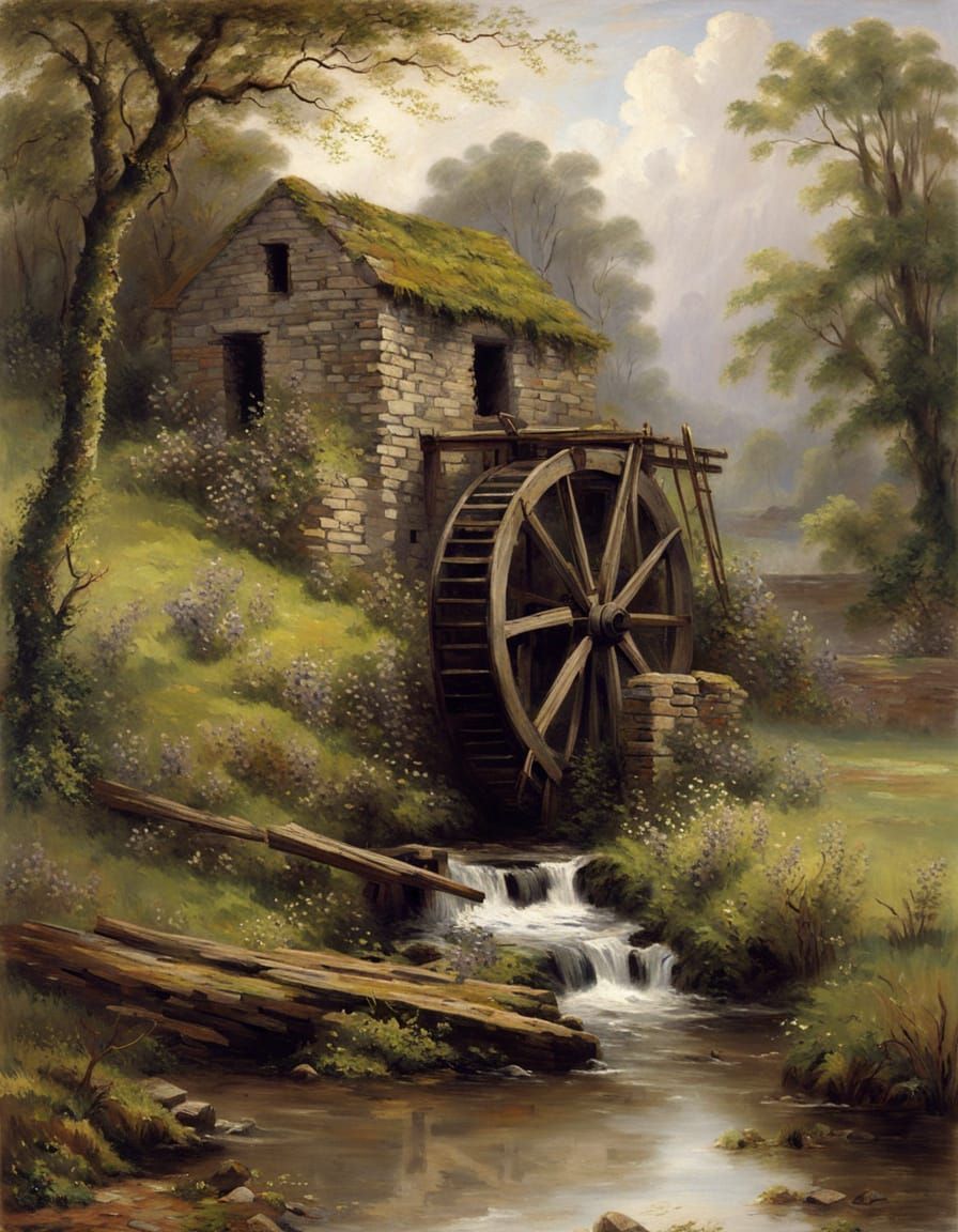 The Old Mill  by @Doomblob