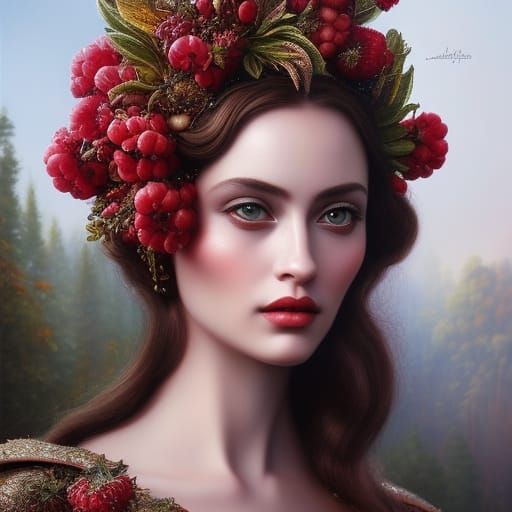 Lady Fruit - AI Generated Artwork - NightCafe Creator