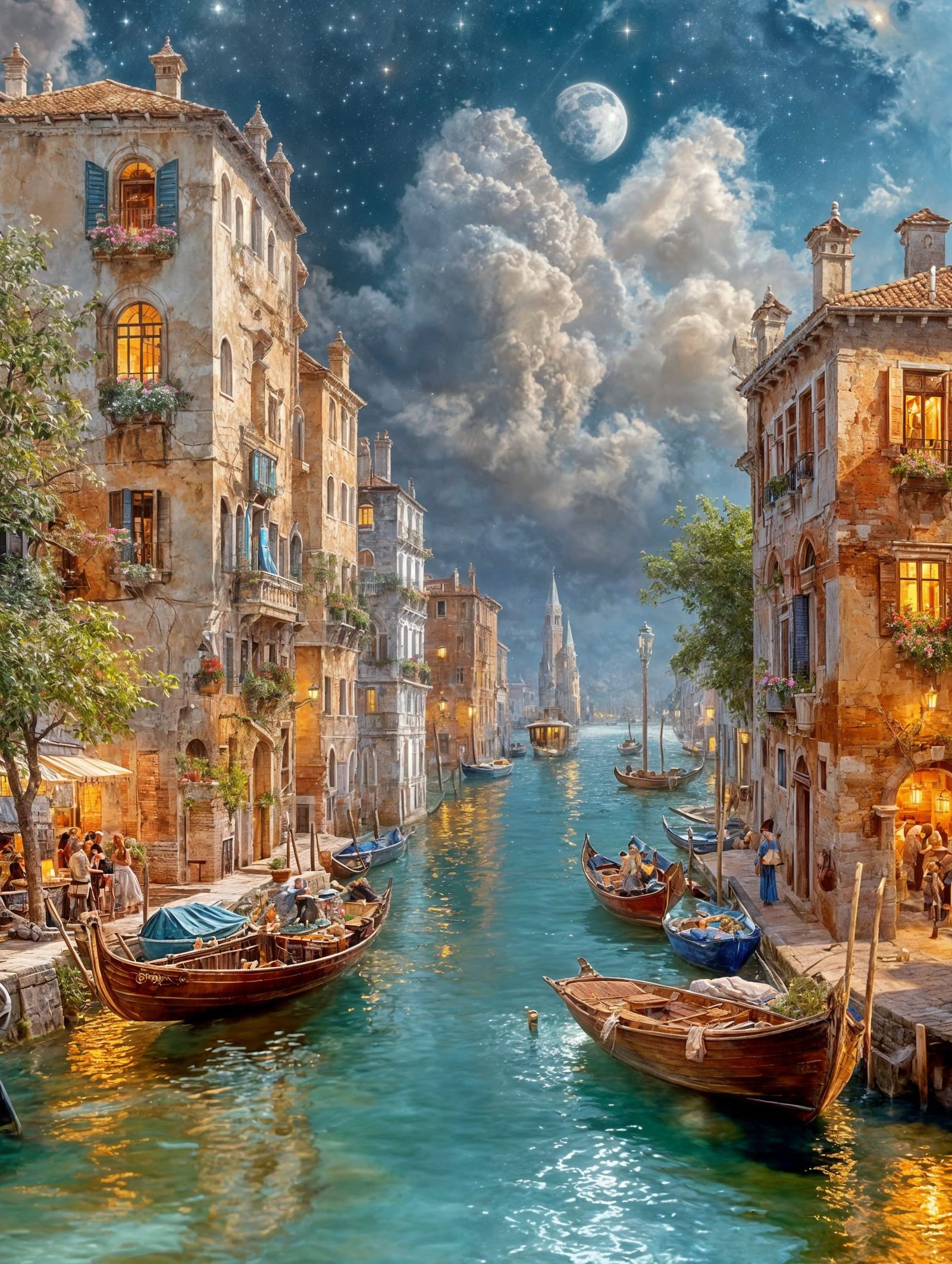 Whispers of Venetian Starlight