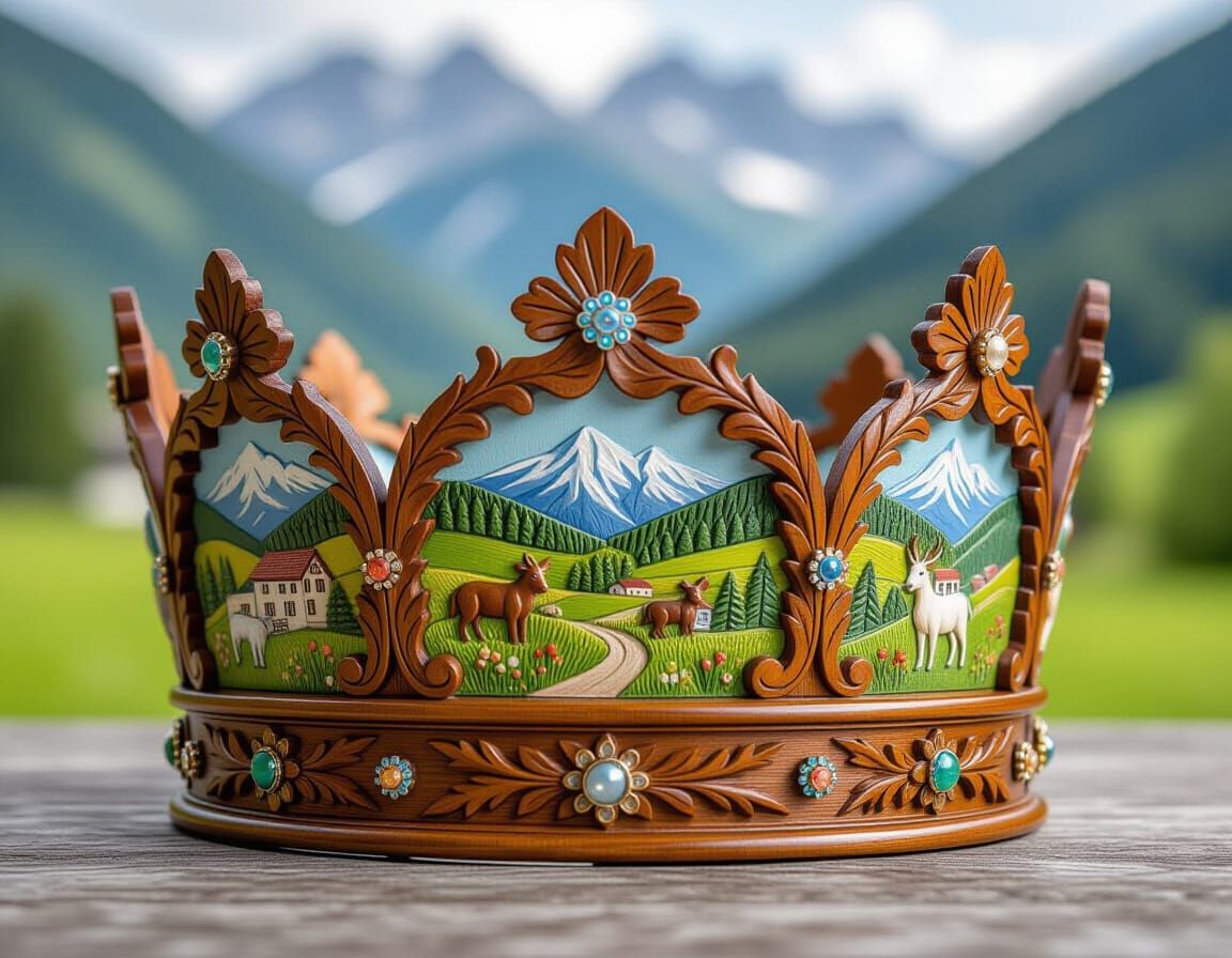 Crown with a view   (variant edition)  by @Mortimer