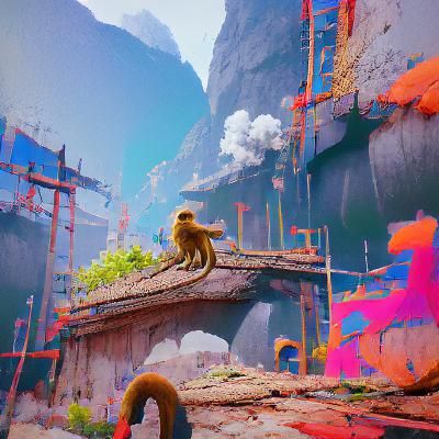 monkey - AI Generated Artwork - NightCafe Creator