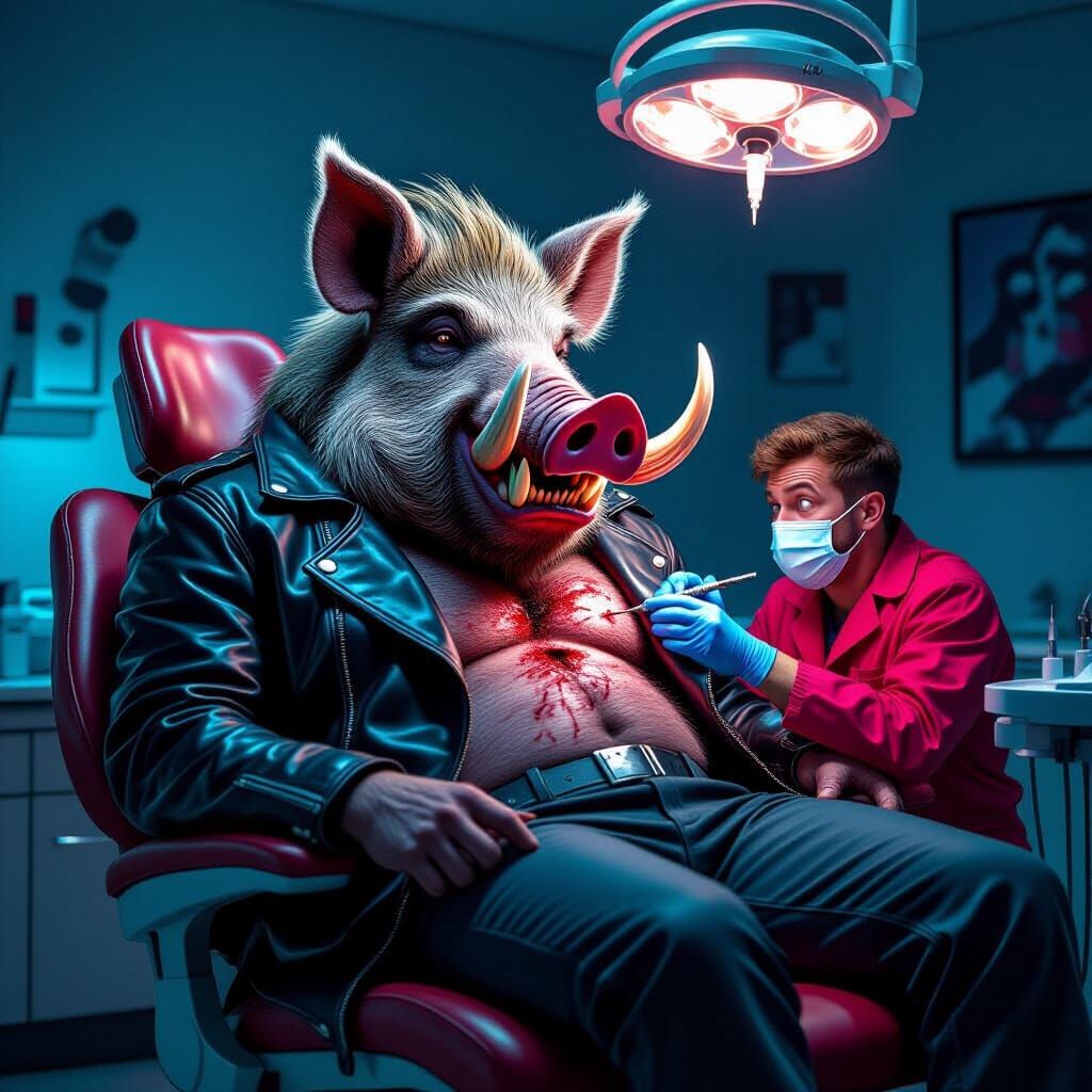 "Cleaning of the root canal, you say?"