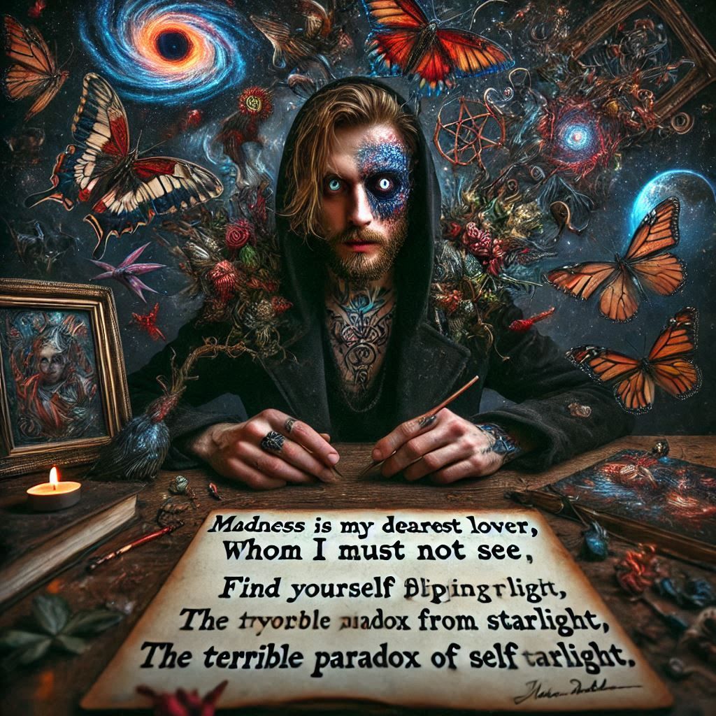 madness is my dearest lover, whom I must not see, breathing mysthical creatures, we are connected to nature,  FIND YOURS...