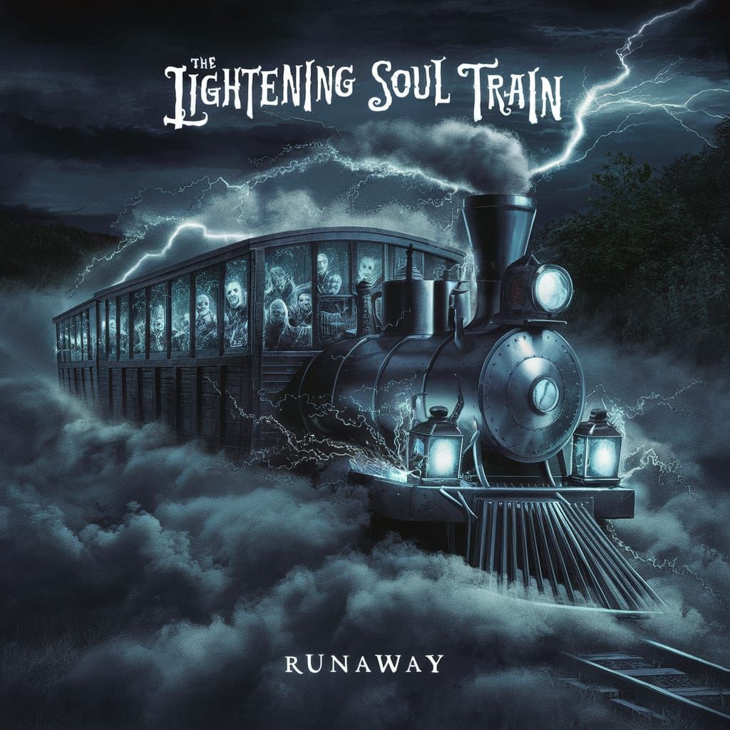 Album Cover, ‘‘Runaway’ by the ´Lightening Soul Train’   by @Northview