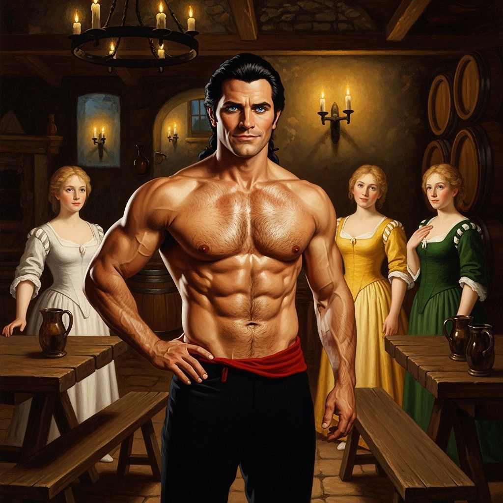 Gaston poses for Bimbettes