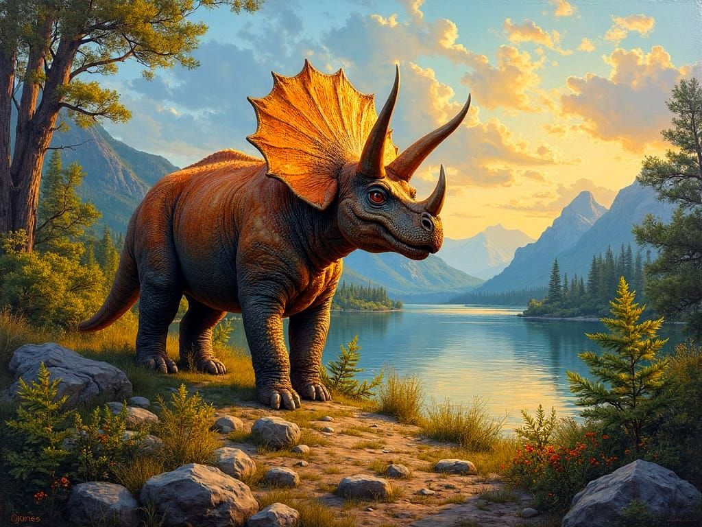 Stillness Beneath the Horned Giant  by @AlfredaH