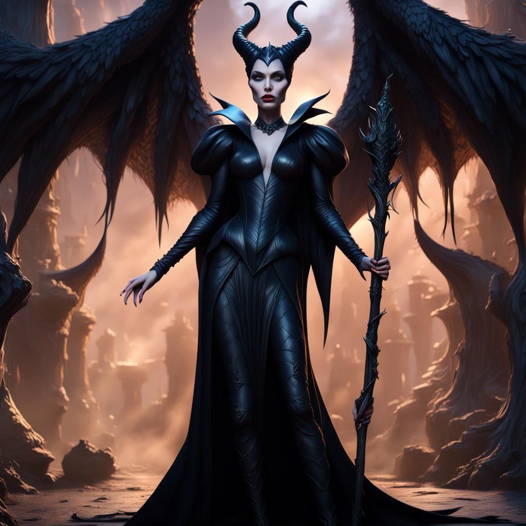 Beautiful Maleficent baculo - AI Generated Artwork - NightCafe Creator