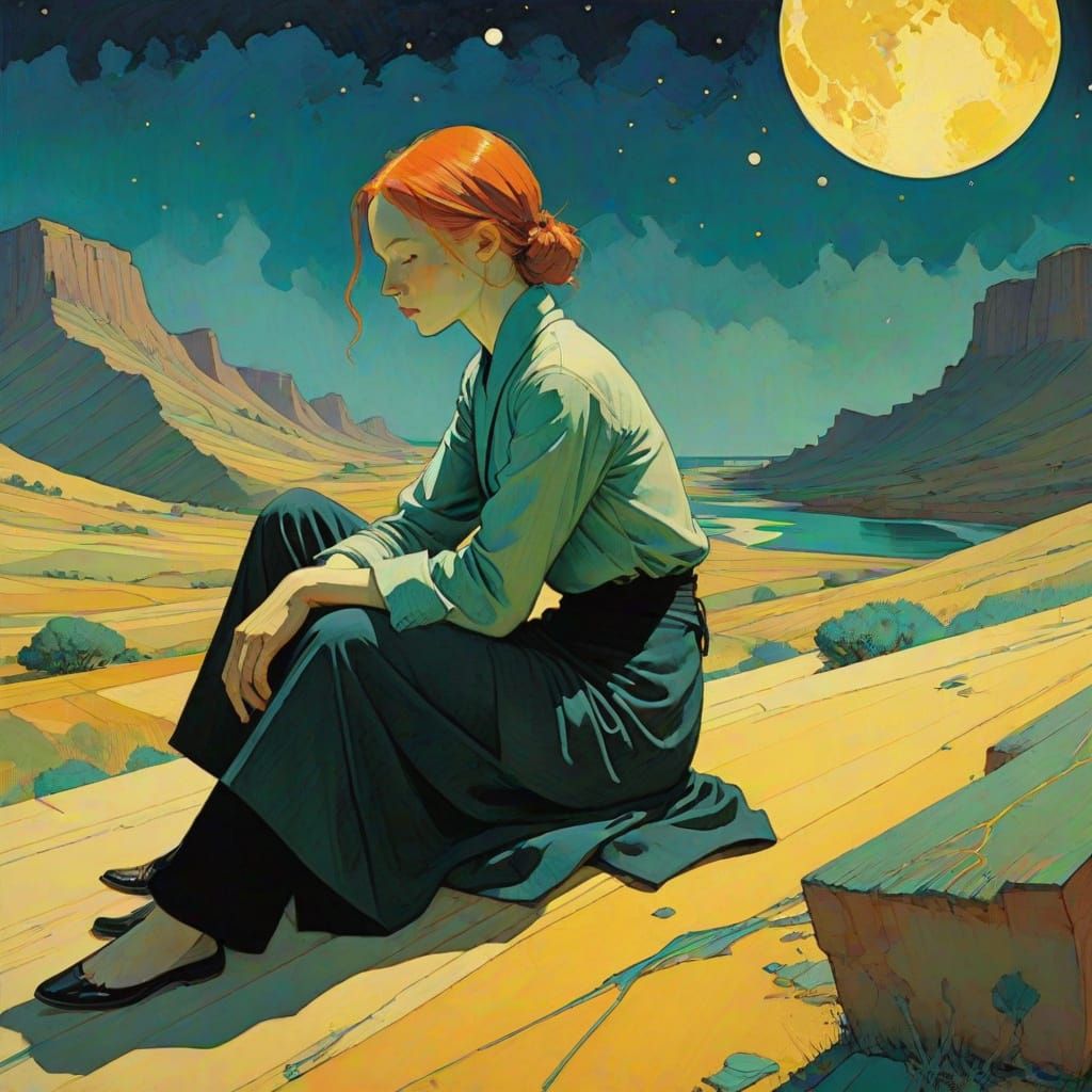 Vibrant Dreamscapes in the Style of Masters