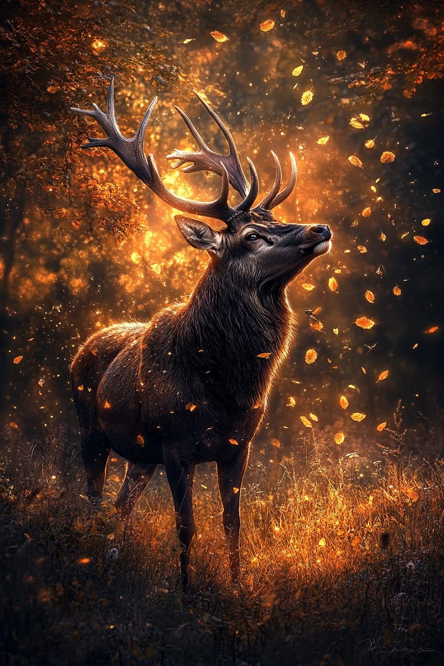 The change in the air