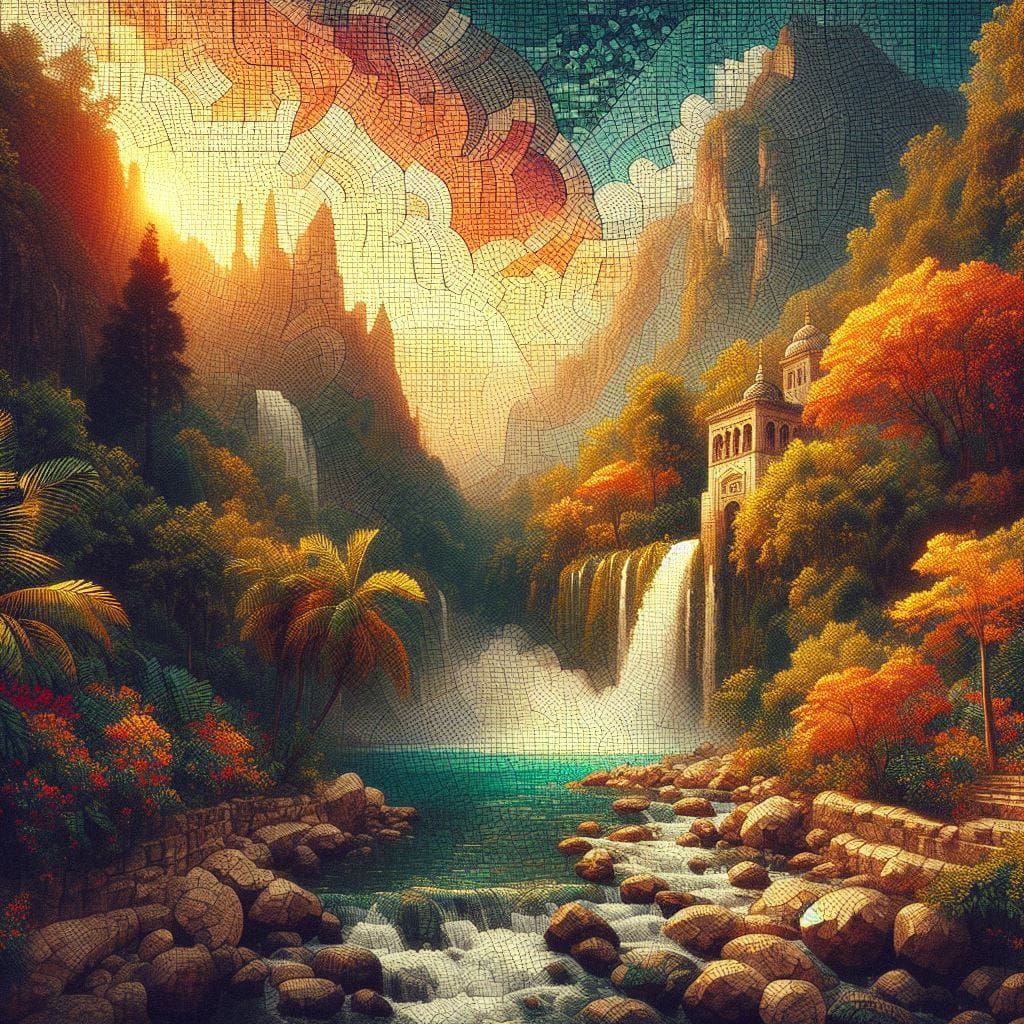 Waterfall Landscape