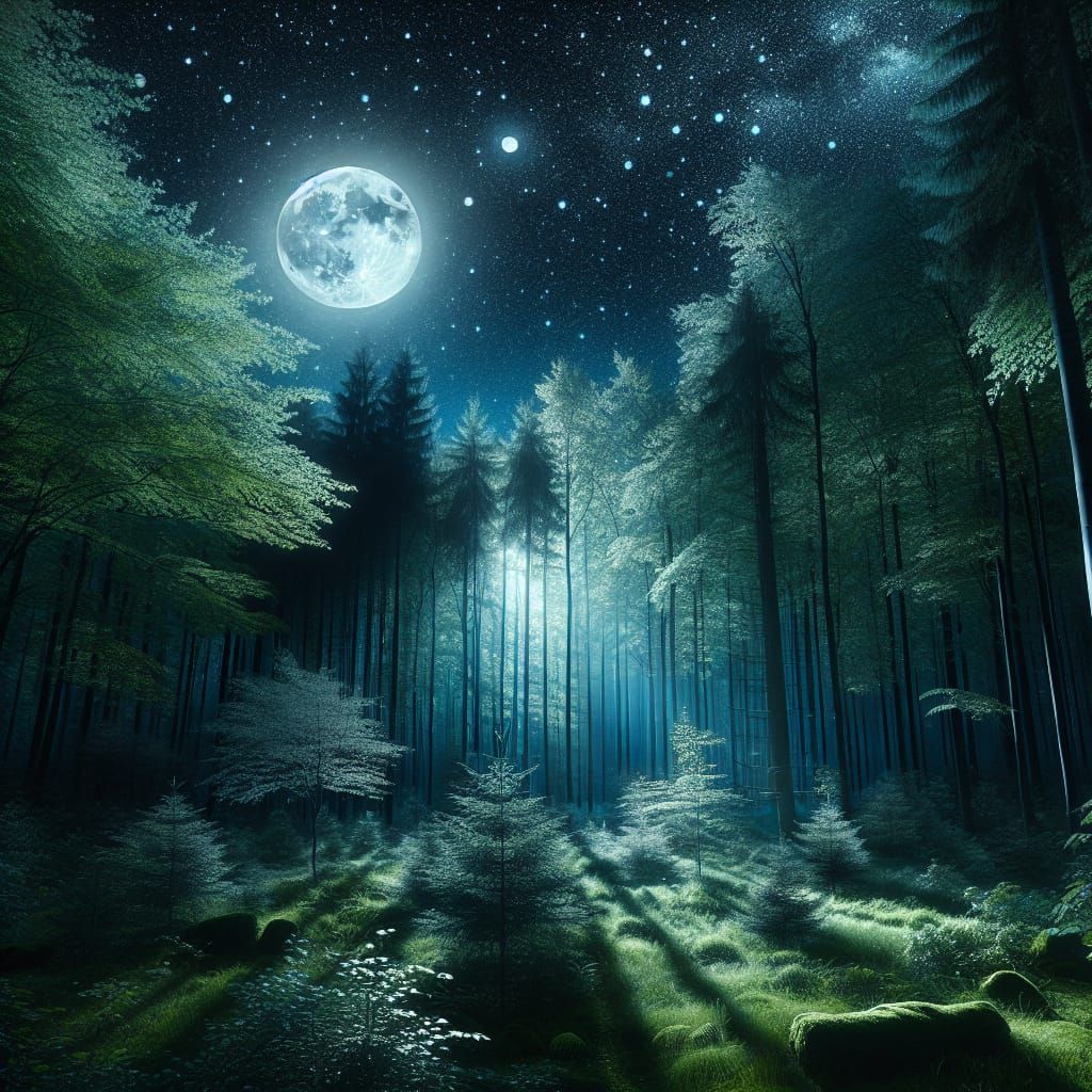 Forest whisper… - AI Generated Artwork - NightCafe Creator